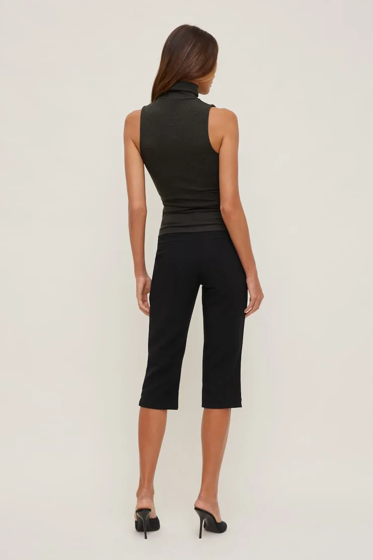High Rise Capri Pants - Dynamite - Black - Women Clothing sold by Dynamite product image thumbnail 3