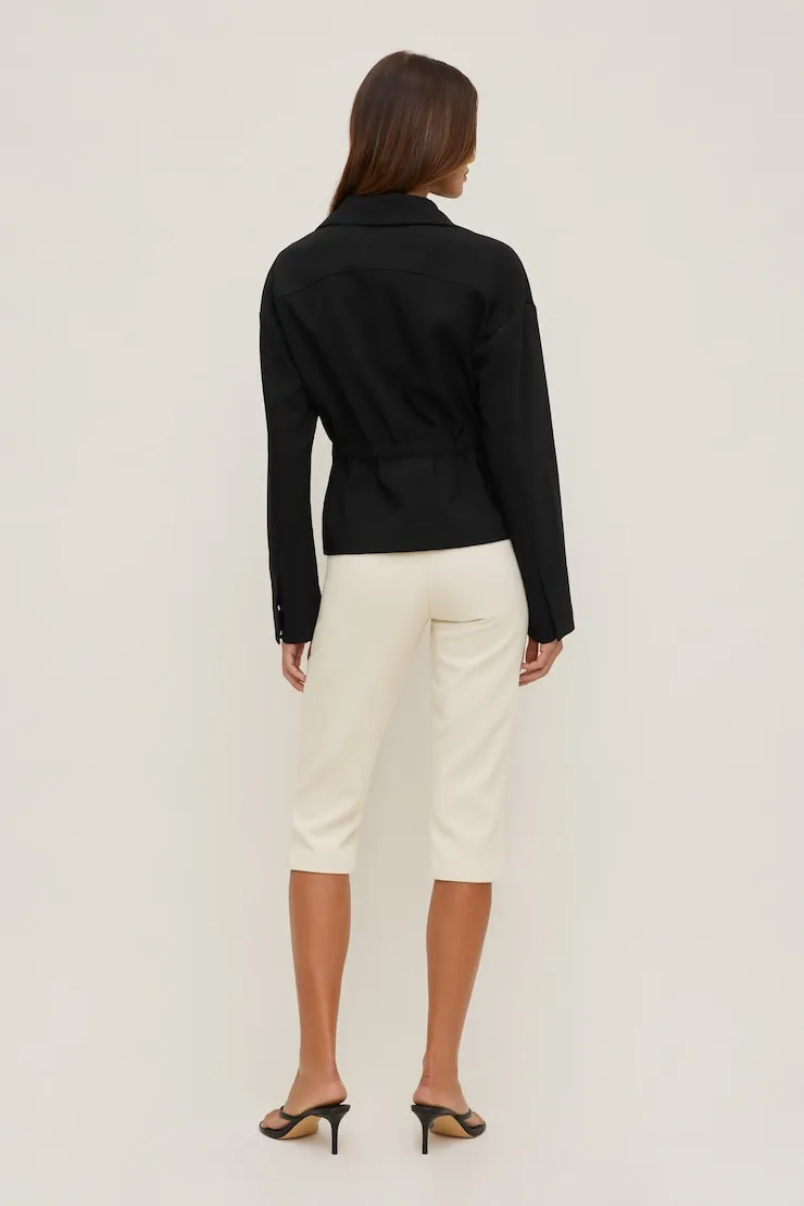 High Rise Capri Pants - Dynamite - Beige - Women Clothing sold by Dynamite product image thumbnail 3