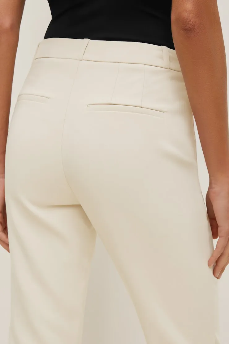 High Rise Capri Pants - Dynamite - Beige - Women Clothing sold by Dynamite product image thumbnail 4