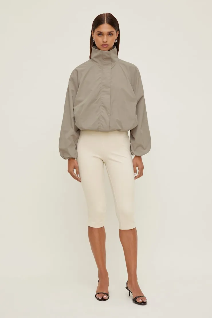 High Neck Wind Anorak - Dynamite - Greys - Women Clothing sold by Dynamite product image thumbnail 3