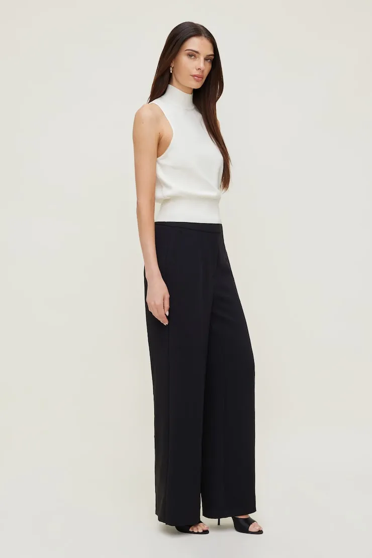 Yasmin Airflow Straight Leg Pants - Dynamite - Black - Women Clothing sold by Dynamite product image thumbnail 3