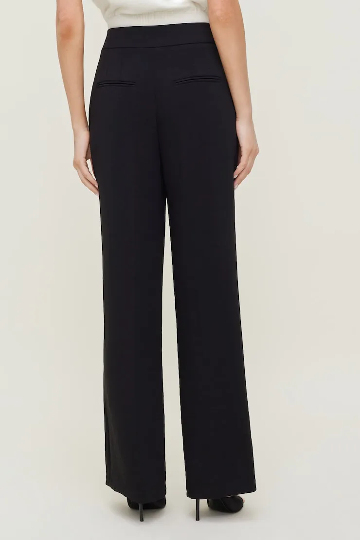 Yasmin Airflow Straight Leg Pants - Dynamite - Black - Women Clothing sold by Dynamite product image thumbnail 5