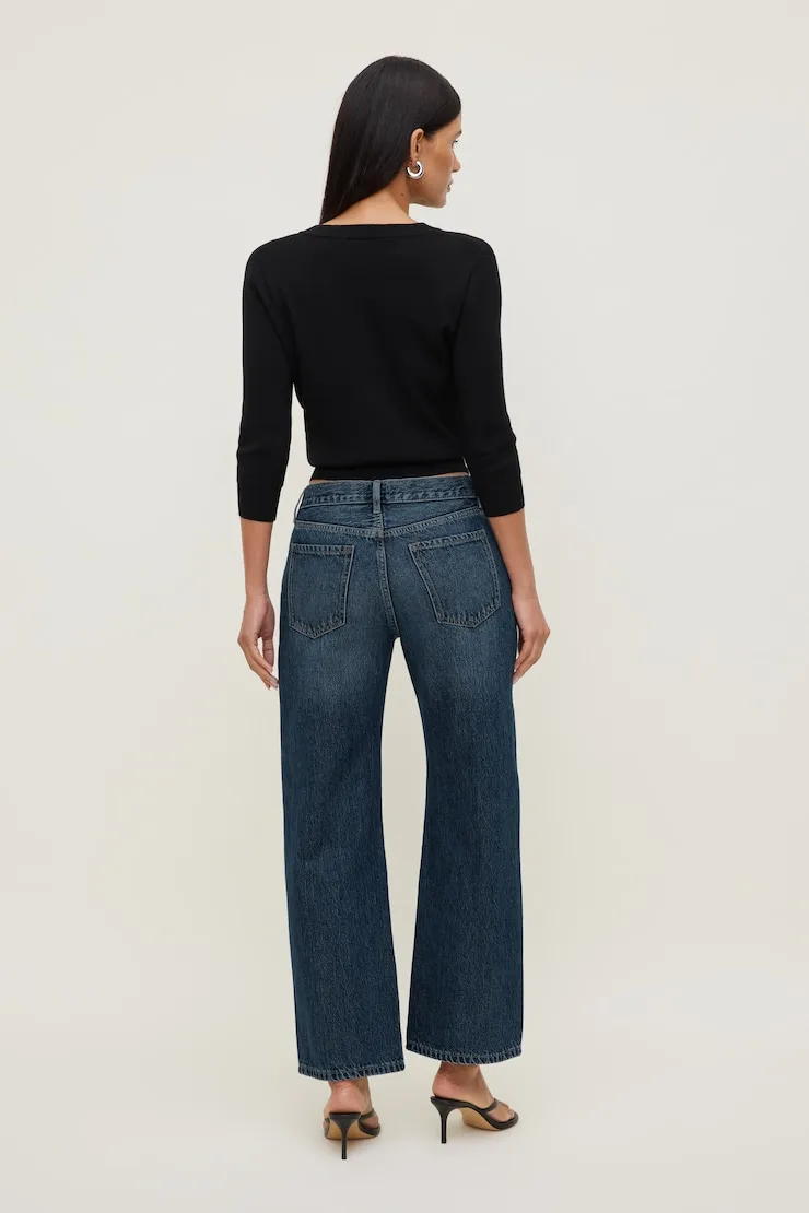 Rebecca 3/4 Sleeve Cardigan - Dynamite - Black - Women Clothing sold by Dynamite product image thumbnail 4