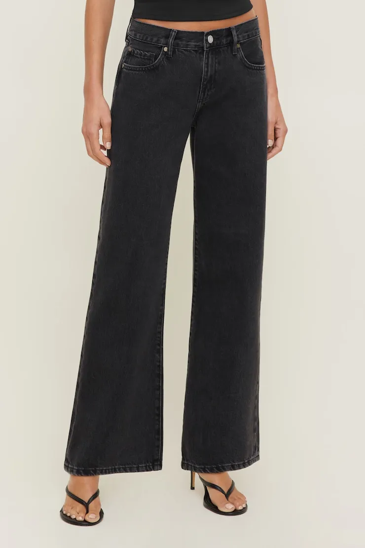 Jules Relaxed Low Rise Straight Leg Jeans - Dynamite - Blue - Women Clothing sold by Dynamite product image thumbnail 2