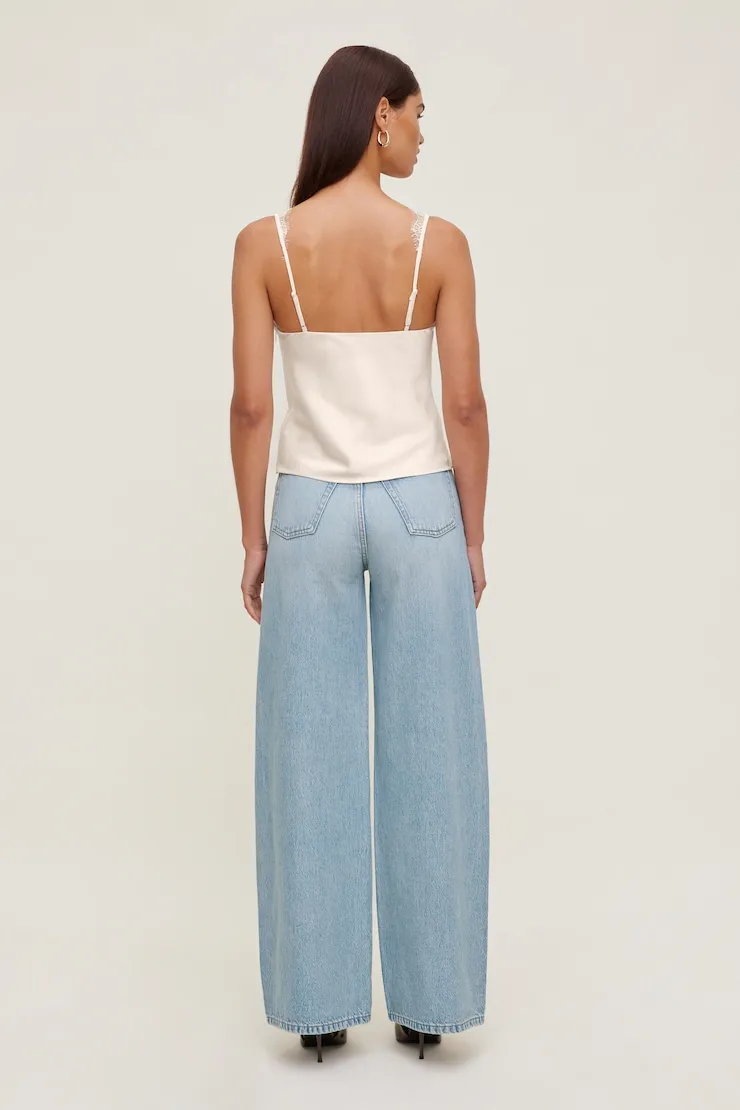 Harlow Ultra High Rise Wide Leg Jeans - Dynamite - Blue - Women Clothing sold by Dynamite product image thumbnail 3