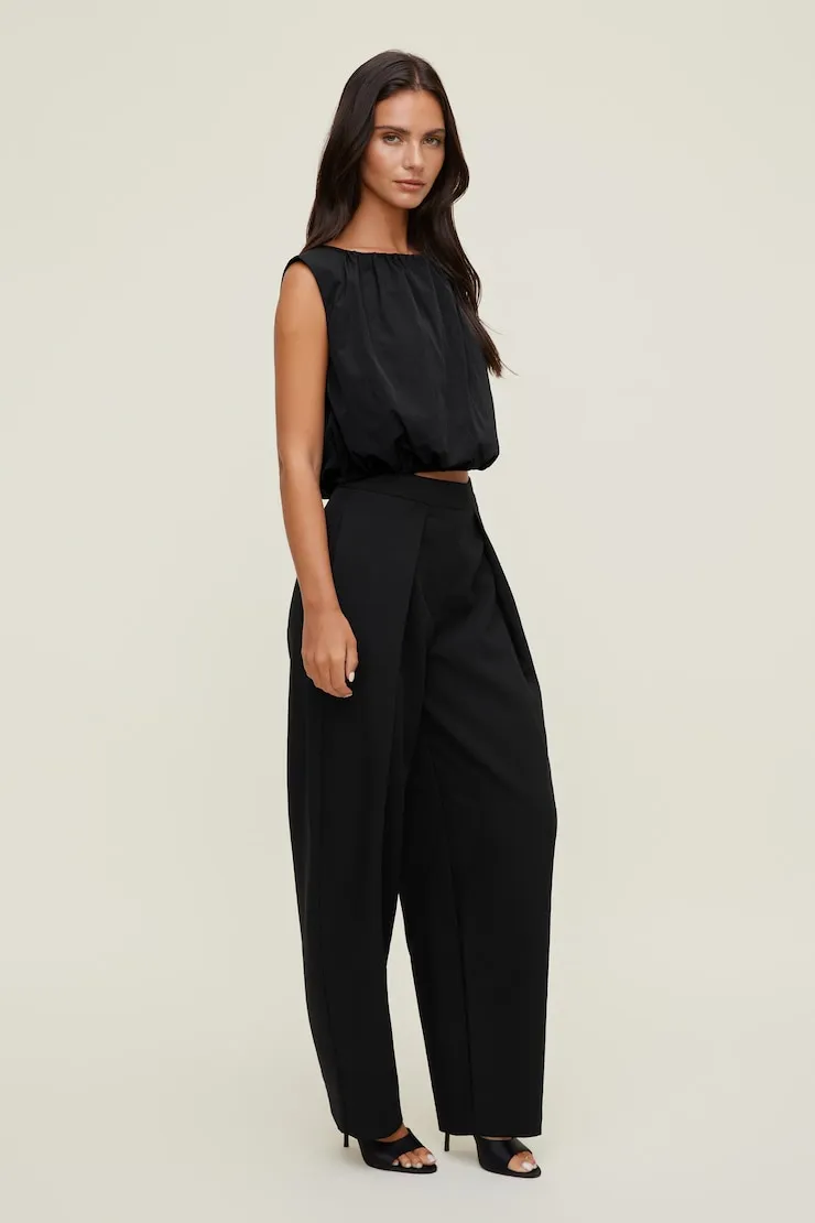 Nylon Bubble Top - Dynamite - Black - Women Clothing sold by Dynamite product image thumbnail 5