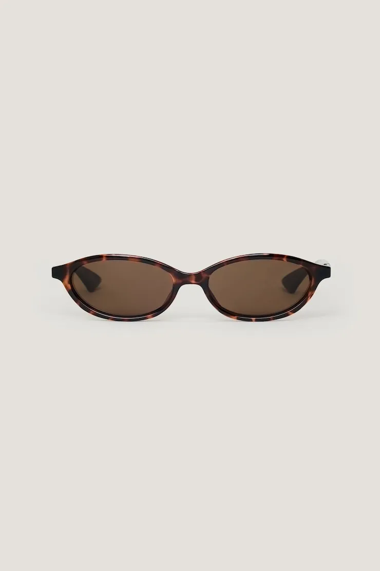 LE SPECS | Duskfall Oval Sunglasses - Dynamite - Brown - Women Clothing sold by Dynamite