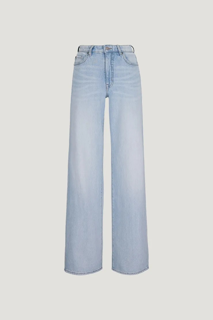 Heidi High Rise Wide Leg Jeans - Dynamite - Blue - Women Clothing sold by Dynamite product image thumbnail 4