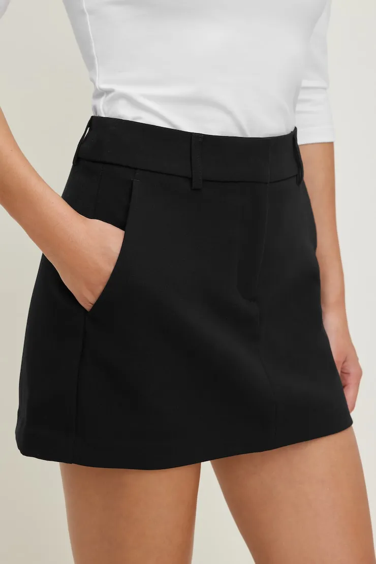 Josefine Mini Skort - Dynamite - Black - Women Clothing sold by Dynamite product image thumbnail 5
