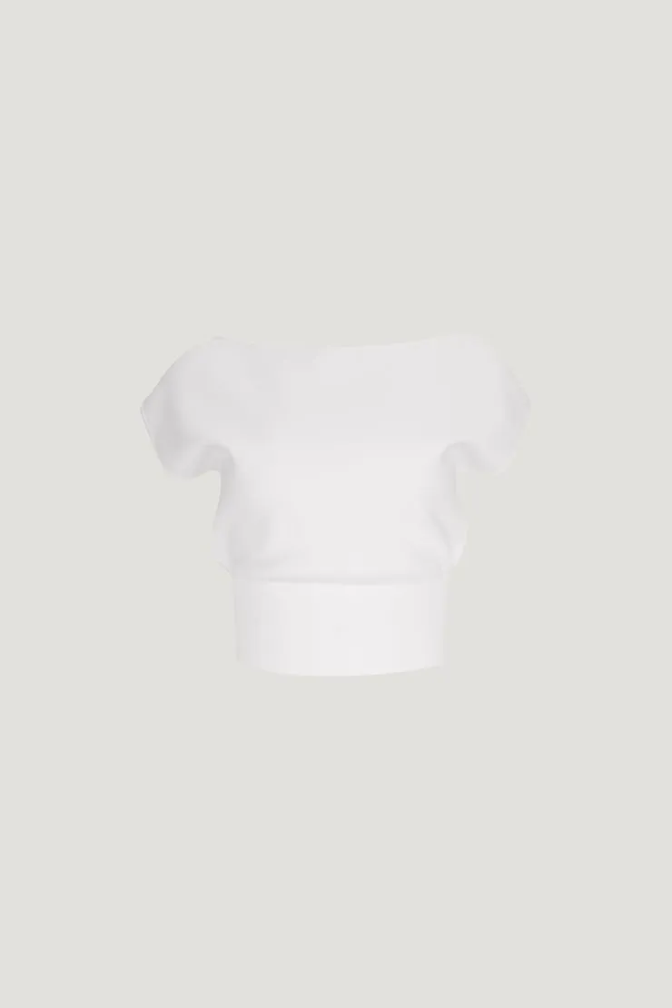 Aria Boat Neck Sweater - Dynamite - White - Women Clothing sold by Dynamite product image thumbnail 5