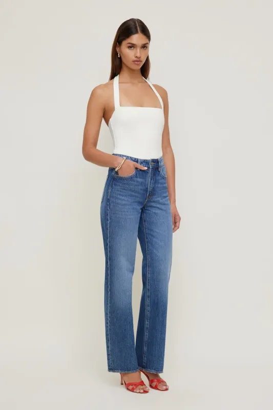 Heidi High Rise Wide Leg Jeans - Dynamite - Blue - Women Clothing made by Dynamite