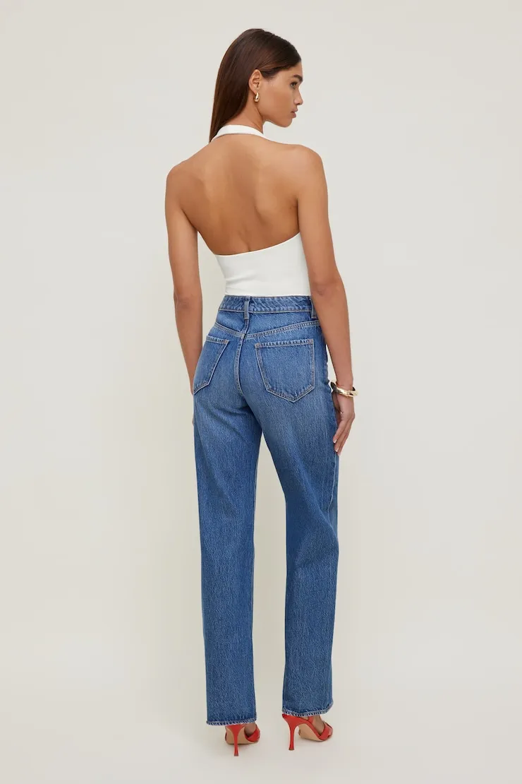 Heidi High Rise Wide Leg Jeans - Dynamite - Blue - Women Clothing sold by Dynamite product image thumbnail 2