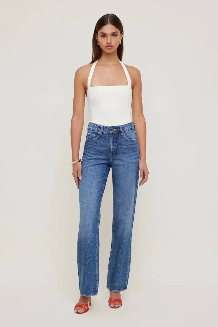 Heidi High Rise Wide Leg Jeans - Dynamite - Blue - Women Clothing sold by Dynamite product image thumbnail 3