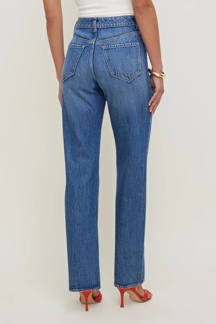 Heidi High Rise Wide Leg Jeans - Dynamite - Blue - Women Clothing sold by Dynamite product image thumbnail 5