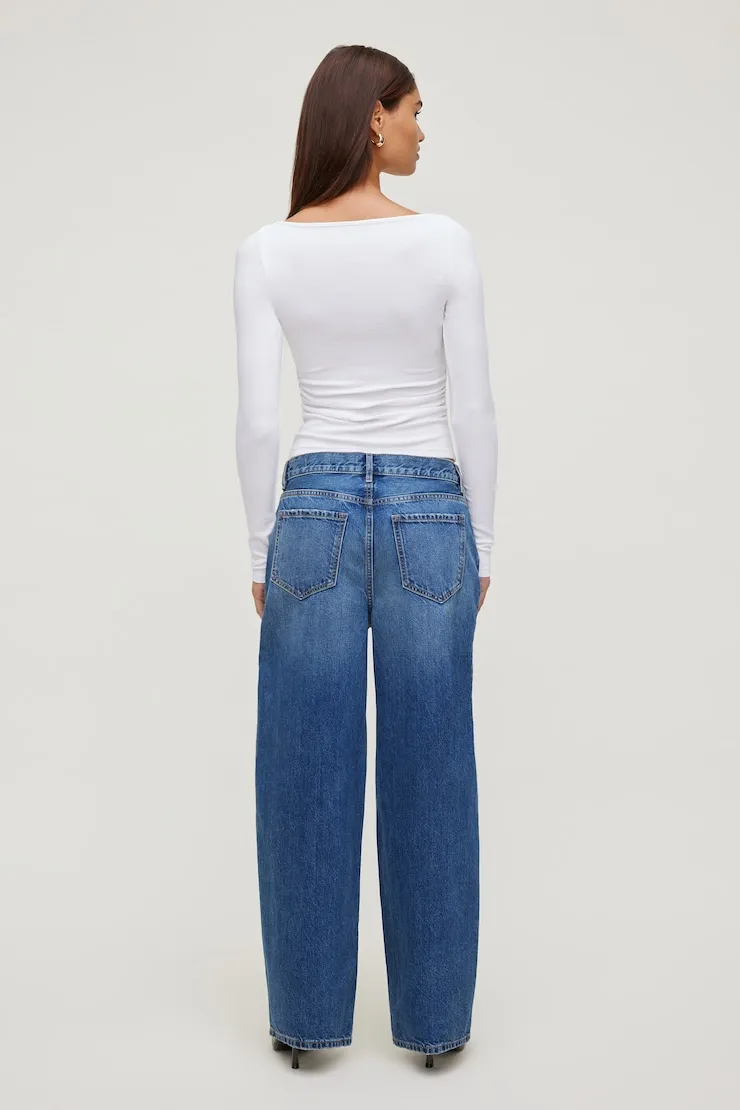 Stella Long Sleeve T Shirt - Dynamite - White - Women Clothing sold by Dynamite product image thumbnail 4