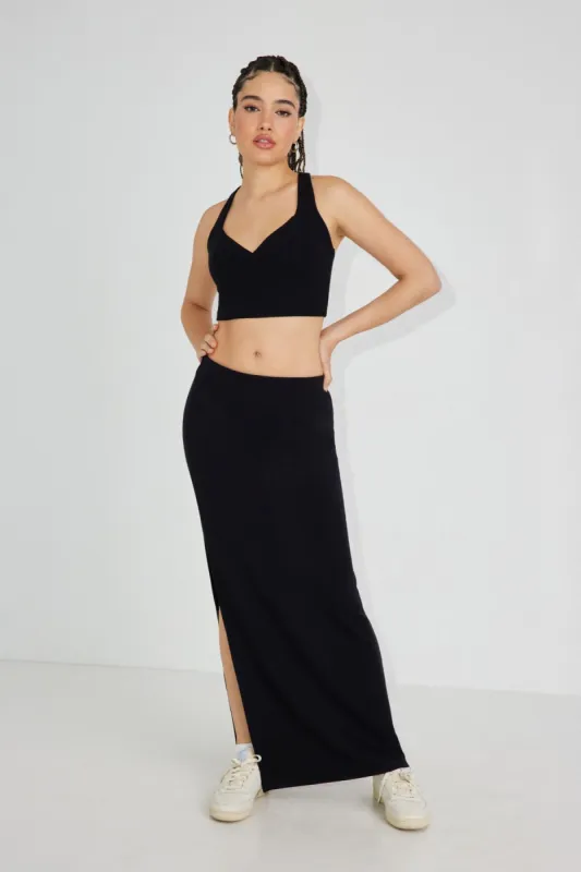 Knit Maxi Skirt sold by Garage