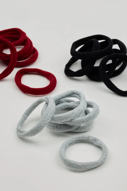 Pack of 18 Seamless Hair Elastics sold by Garage