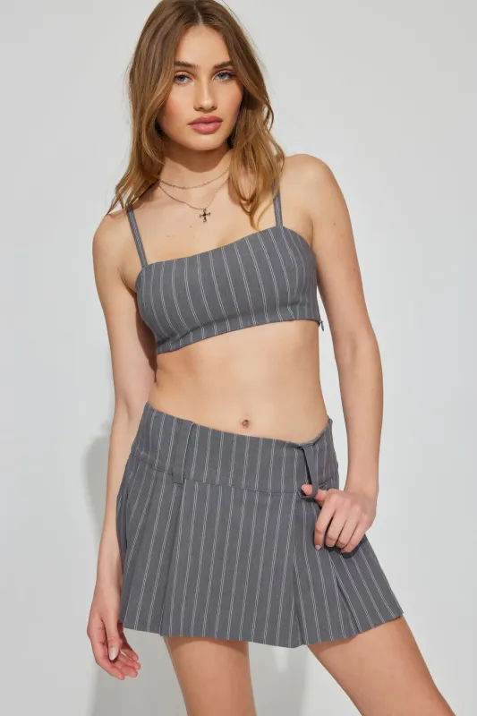 Pleated Micro Skort sold by Garage