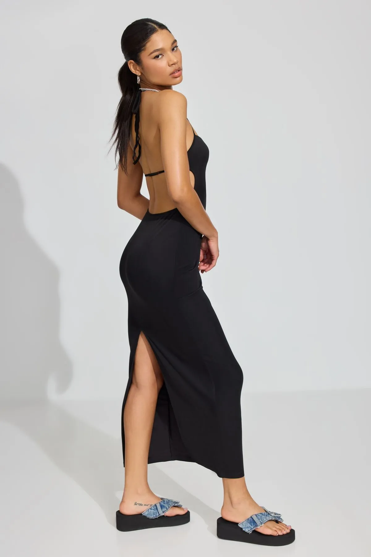 Sweetheart Mesh Maxi Dress sold by Garage