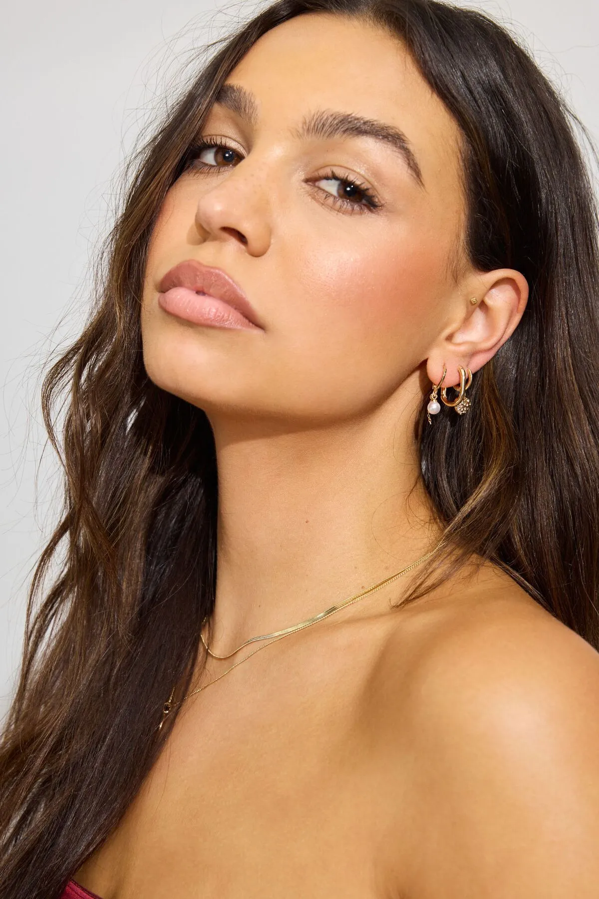 3 Pack Pearl & Heart Earrings sold by Garage