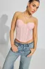 Chrishell Lace Mesh Bustier sold by Garage