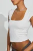 Portia Square Neckline T Shirt sold by Garage