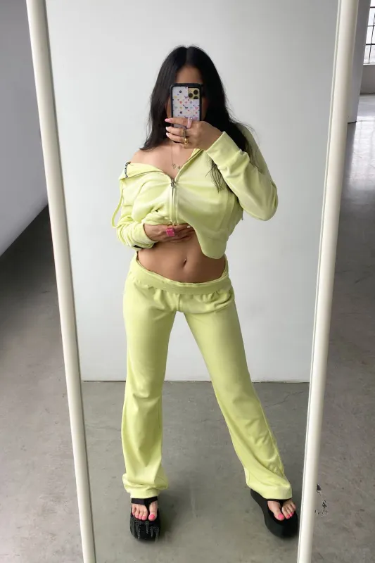 JUICY COUTURE Velvet Flare Joggers sold by Garage