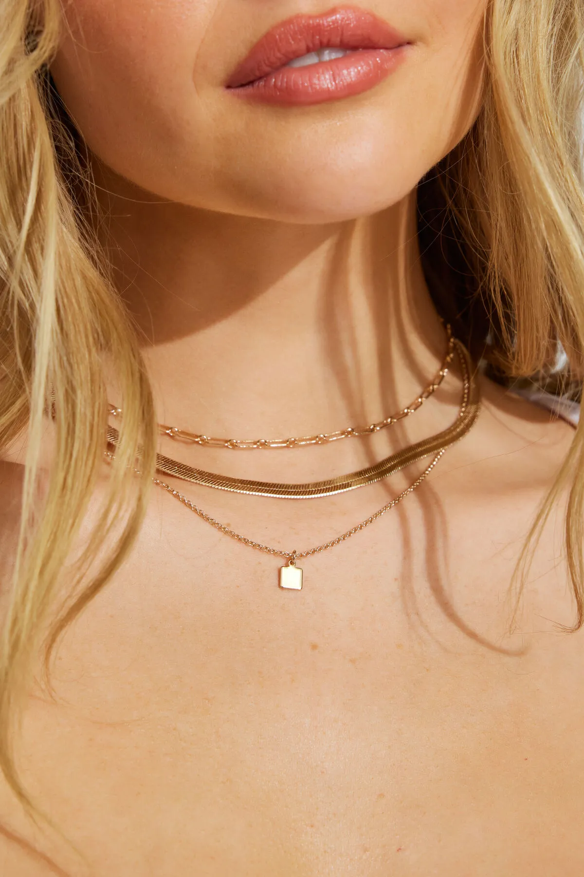 Set of 3 Classic Chain Necklace sold by Garage