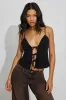 Tie Front Cami Top sold by Garage