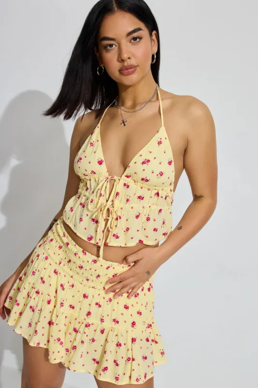 Kaya Flyaway Halter Top sold by Garage
