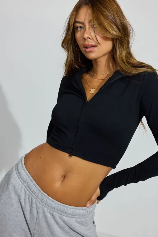 Cotton Crop Zip Top sold by Garage