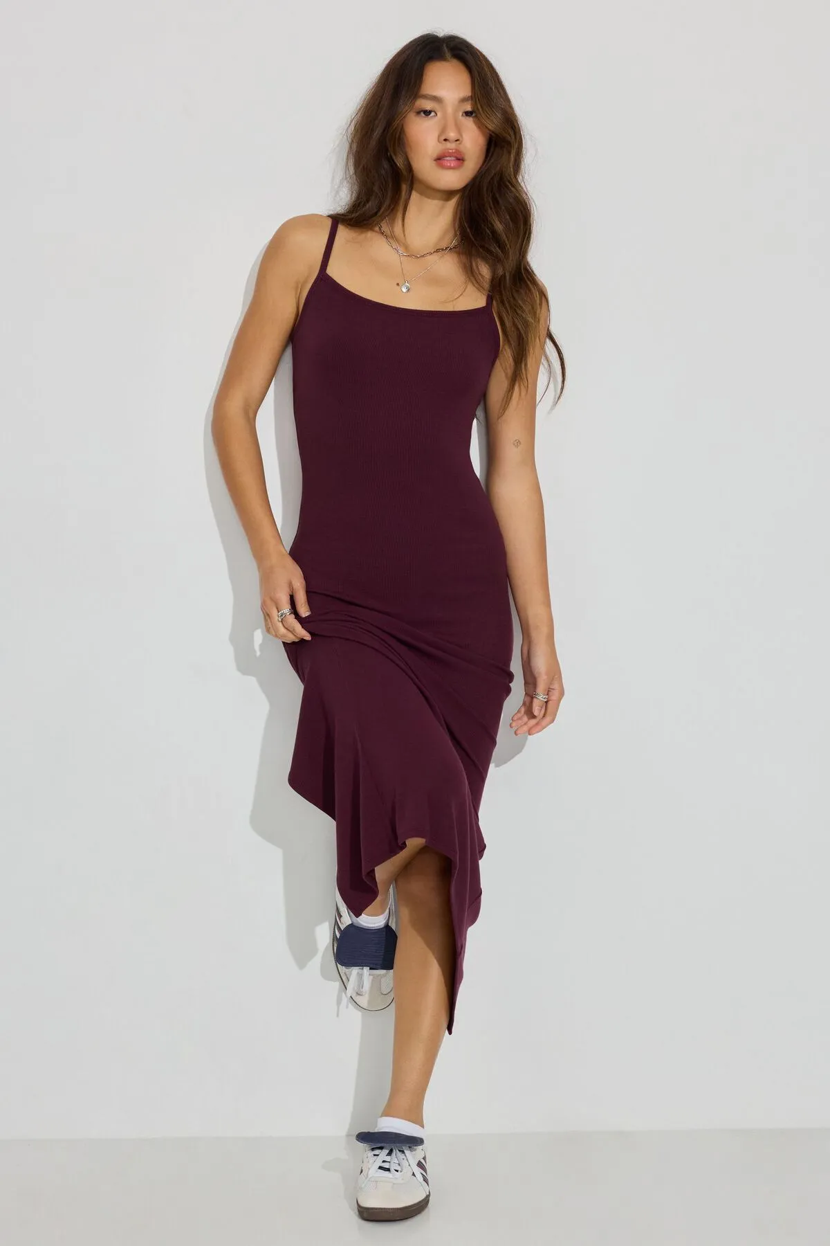 Natalie Low Back Midi Dress sold by Garage