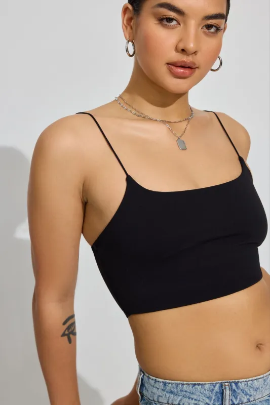 Eva Cropped Cami Top sold by Garage