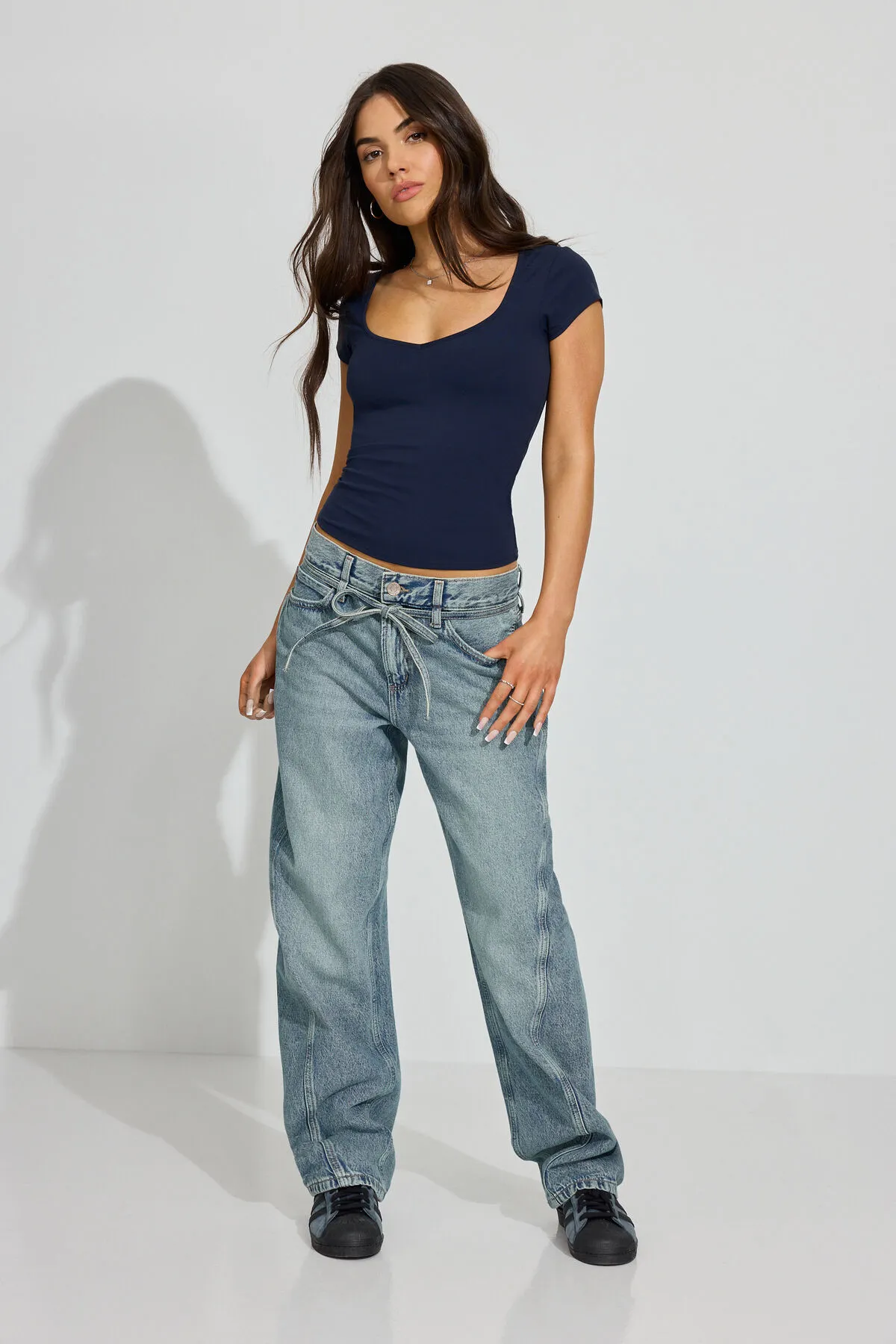 Low Rise Baggy Jeans sold by Garage