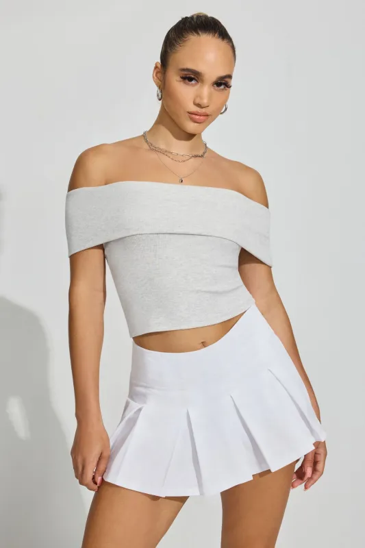 Lexi Pleated Skort sold by Garage
