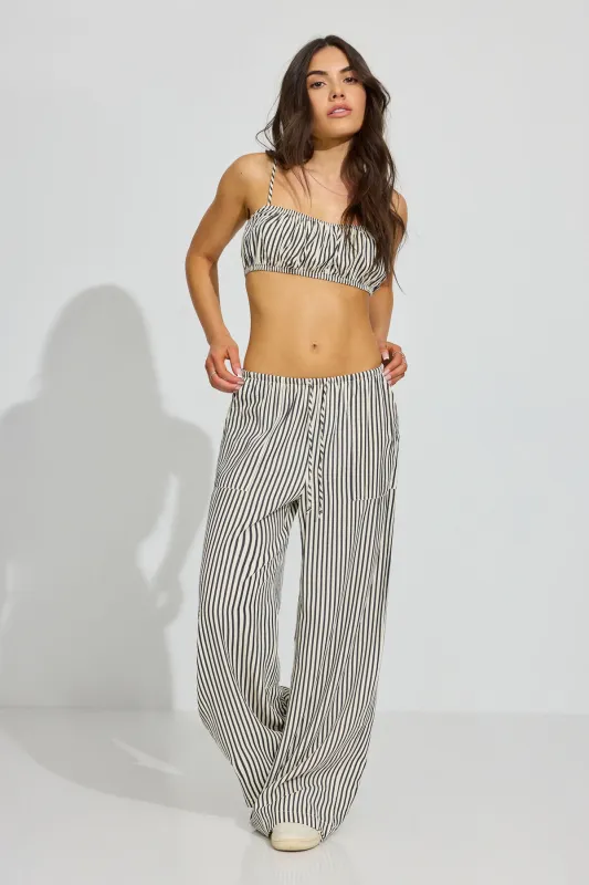 Striped Pull-On Pants sold by Garage