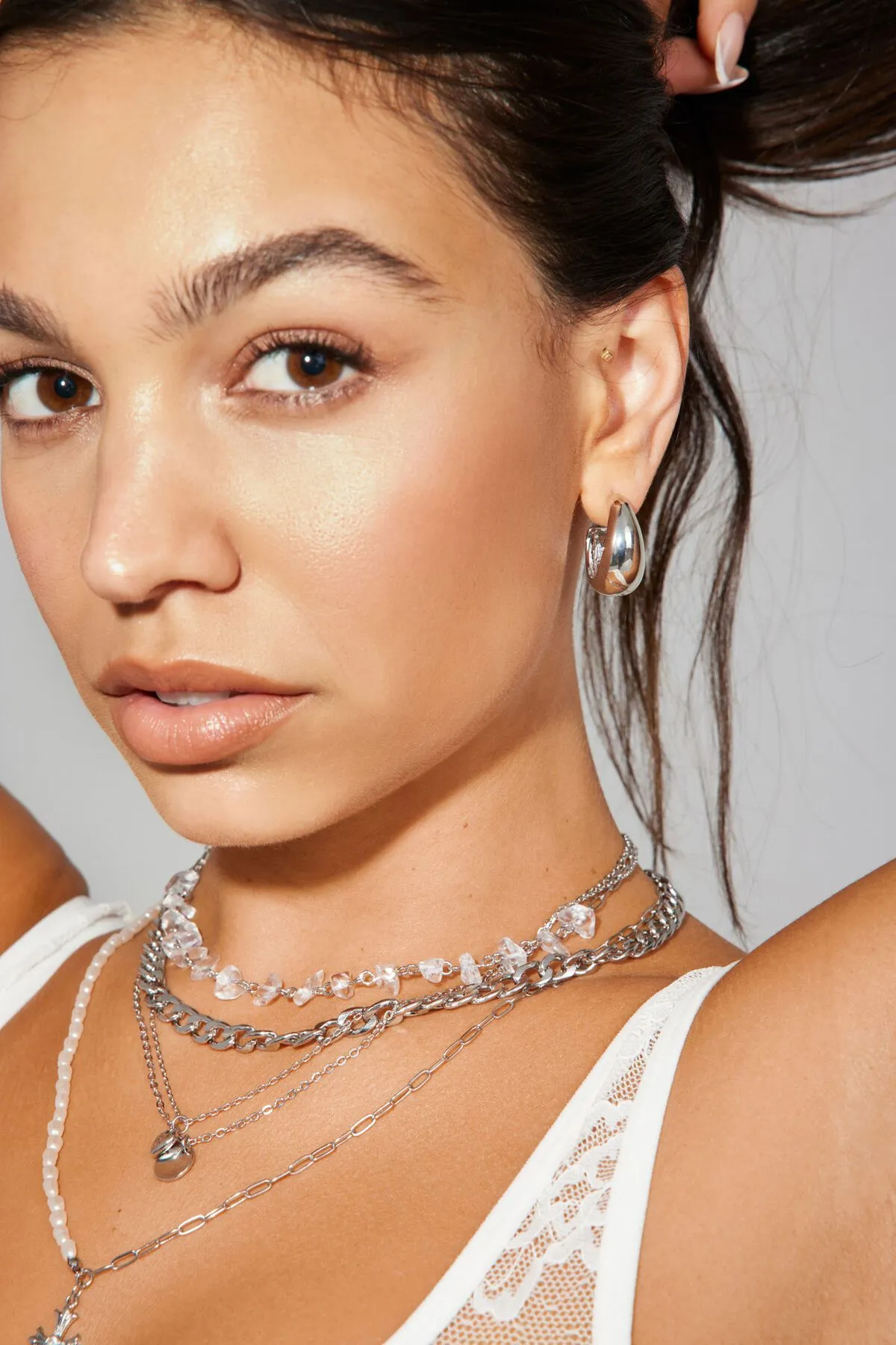 3 Pack Textured Hoop Earrings sold by Garage