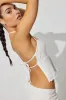 Embroidered Apron Back Halter Top sold by Garage