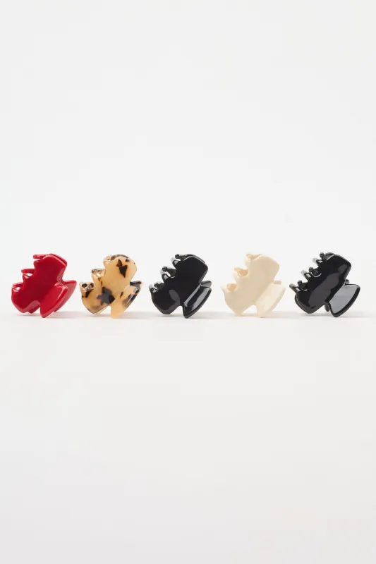 Pack of 5 Mini Acetate Clips sold by Garage
