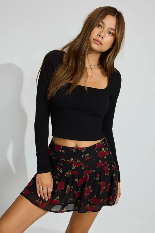 Georgina Tiered Skort sold by Garage