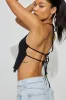 Mesh Apron Back Halter Top sold by Garage