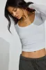 Scoop Neck Knit Top sold by Garage