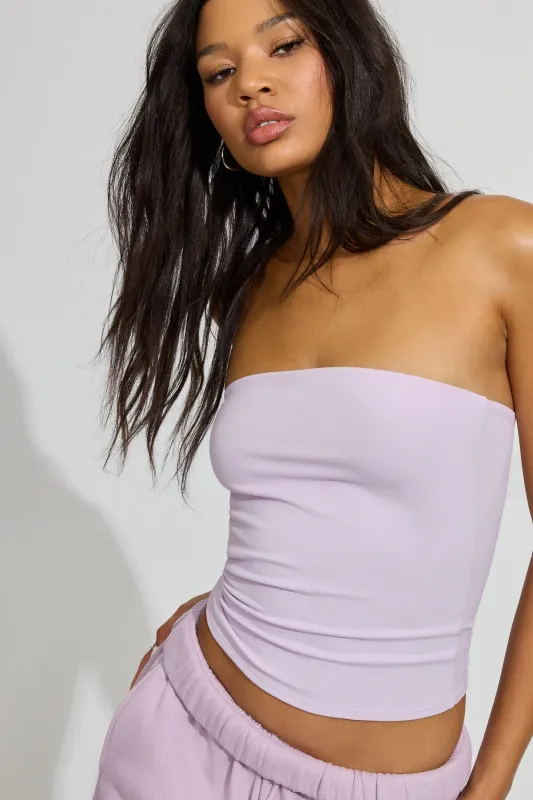 Sleek Longline Tube Top sold by Garage