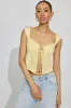 Flyaway Lace Rib Top sold by Garage