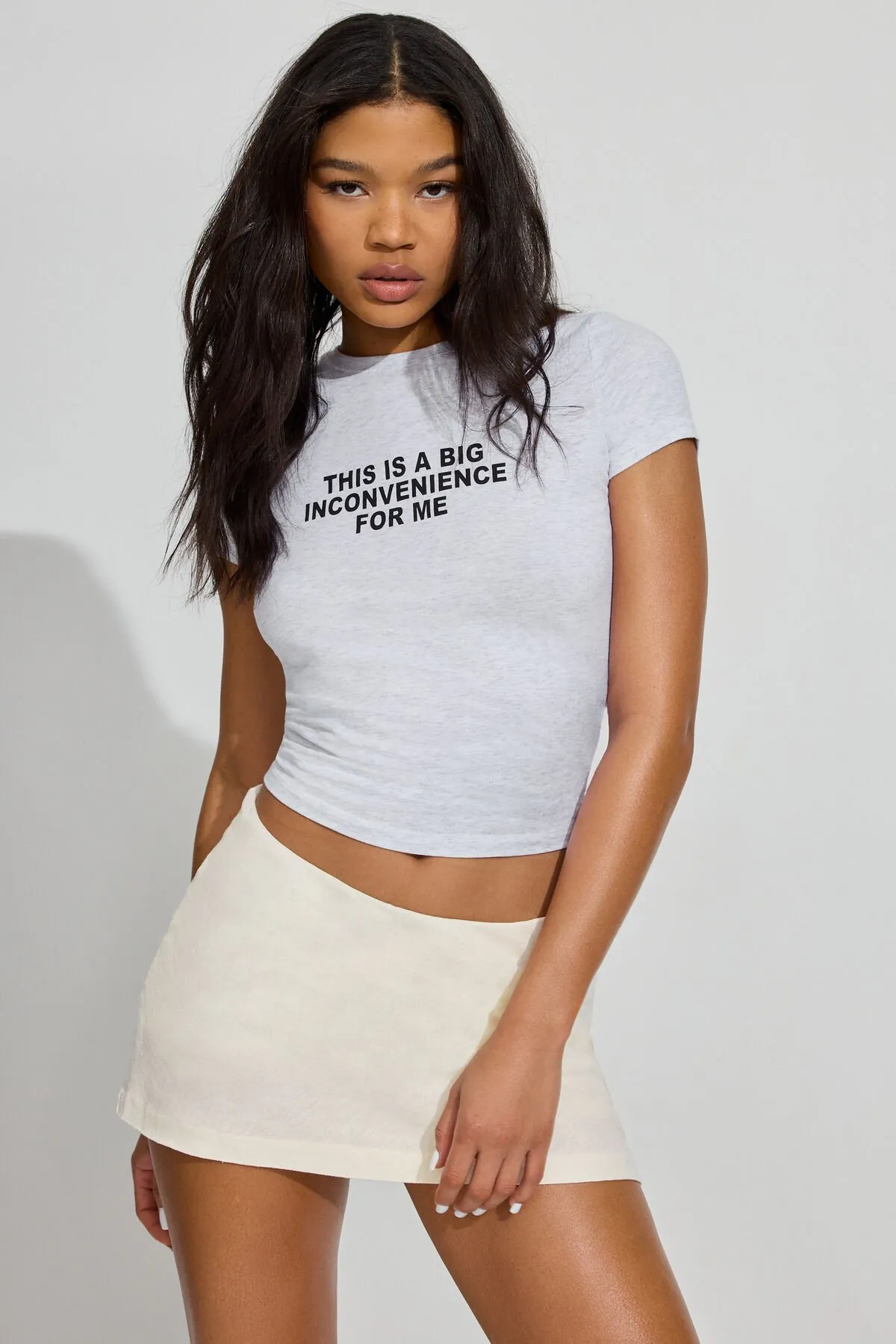 Paris A-Line Linen Micro Skort sold by Garage