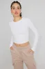 Kimmy Long Sleeve Crewneck Top sold by Garage