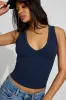 Sleek Deep V Neck Tank Top sold by Garage