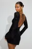Burnout Open Back Mini Dress sold by Garage