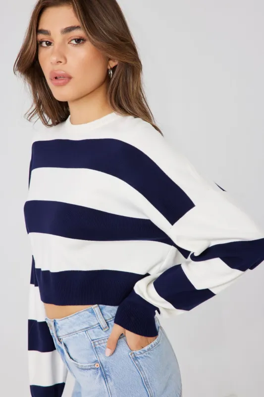 Boxy Stripe Sweater sold by Garage