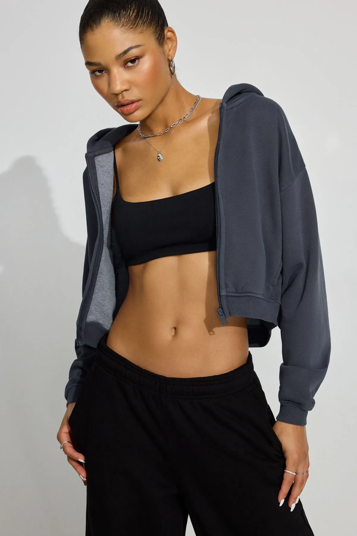 UltraFleece Boxy Full Zip Hoodie sold by Garage